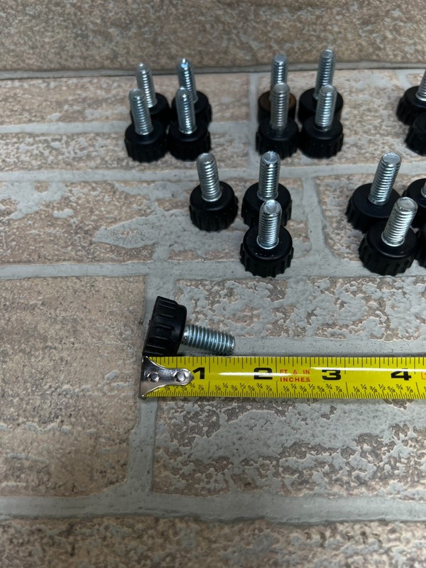 Wire Shelving Rack Threaded Insert Adjustable Feet - Set of 20 gallery