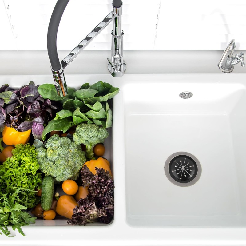 3 Packs Garbage Disposal Splash Guard Sink Baffle, 3 1/8 in Food Waste... gallery