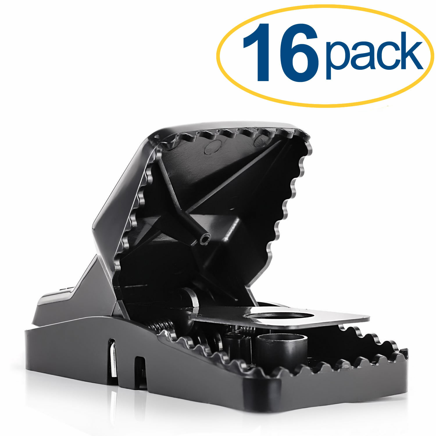 Large Powerful Rat Traps (16 Pack) - Kills Instantly with Powerful Steel Spring gallery
