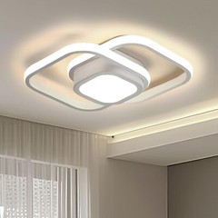 LED Ceiling Light Fixture, Super Bright Flush Mount Modern Ceiling Lamp for Bedr