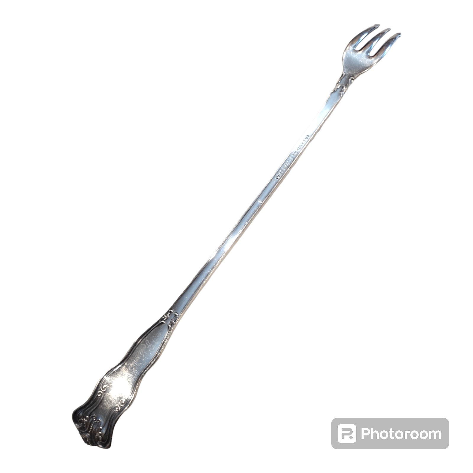 18 Eastern Silver Co. A1 Seafood Cocktail Fork 8 Inches Trident Vintage gallery