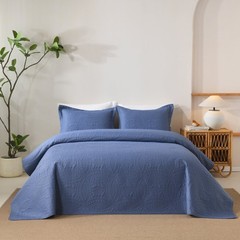100% Polyester Ultrasonic Quilted Lightweight Quilt Bedspread Set