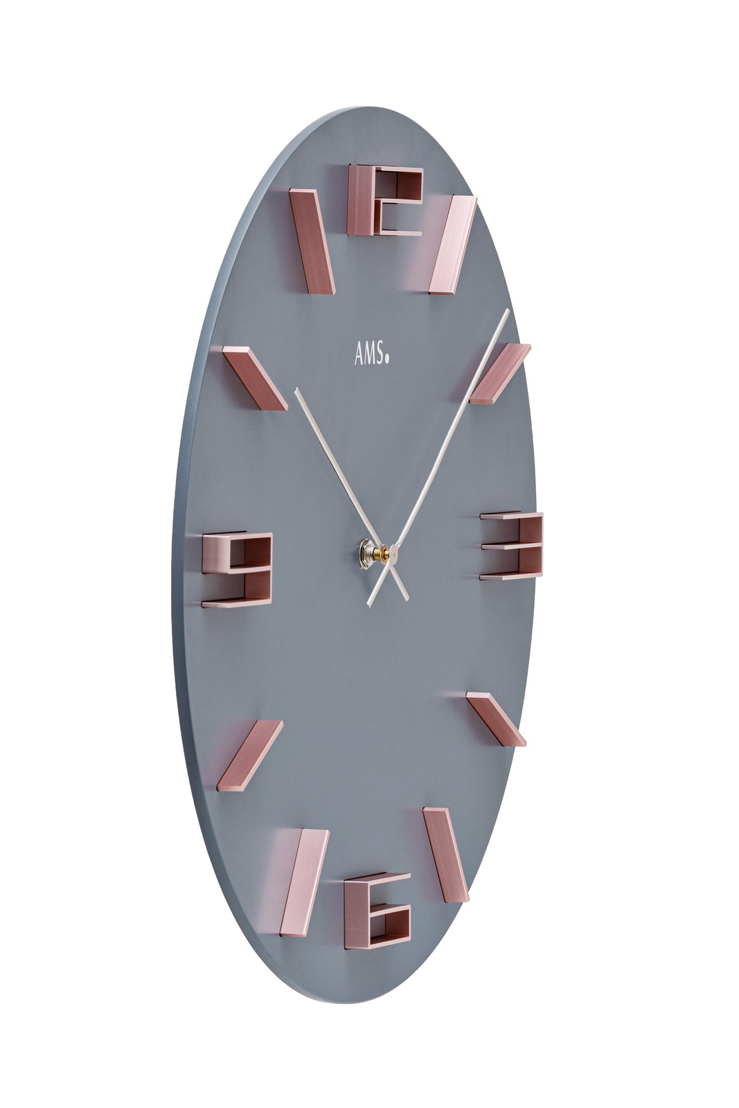 Modern Wall Clock with Quartz Movement by AMS gallery