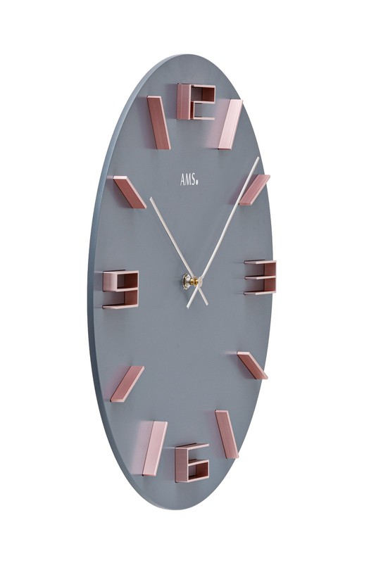 Modern Wall Clock with Quartz Movement by AMS gallery