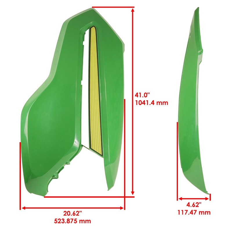 Left Right Center Hood Panel For John Deere X370 X380 X384 X390 X394 X500 X530 gallery