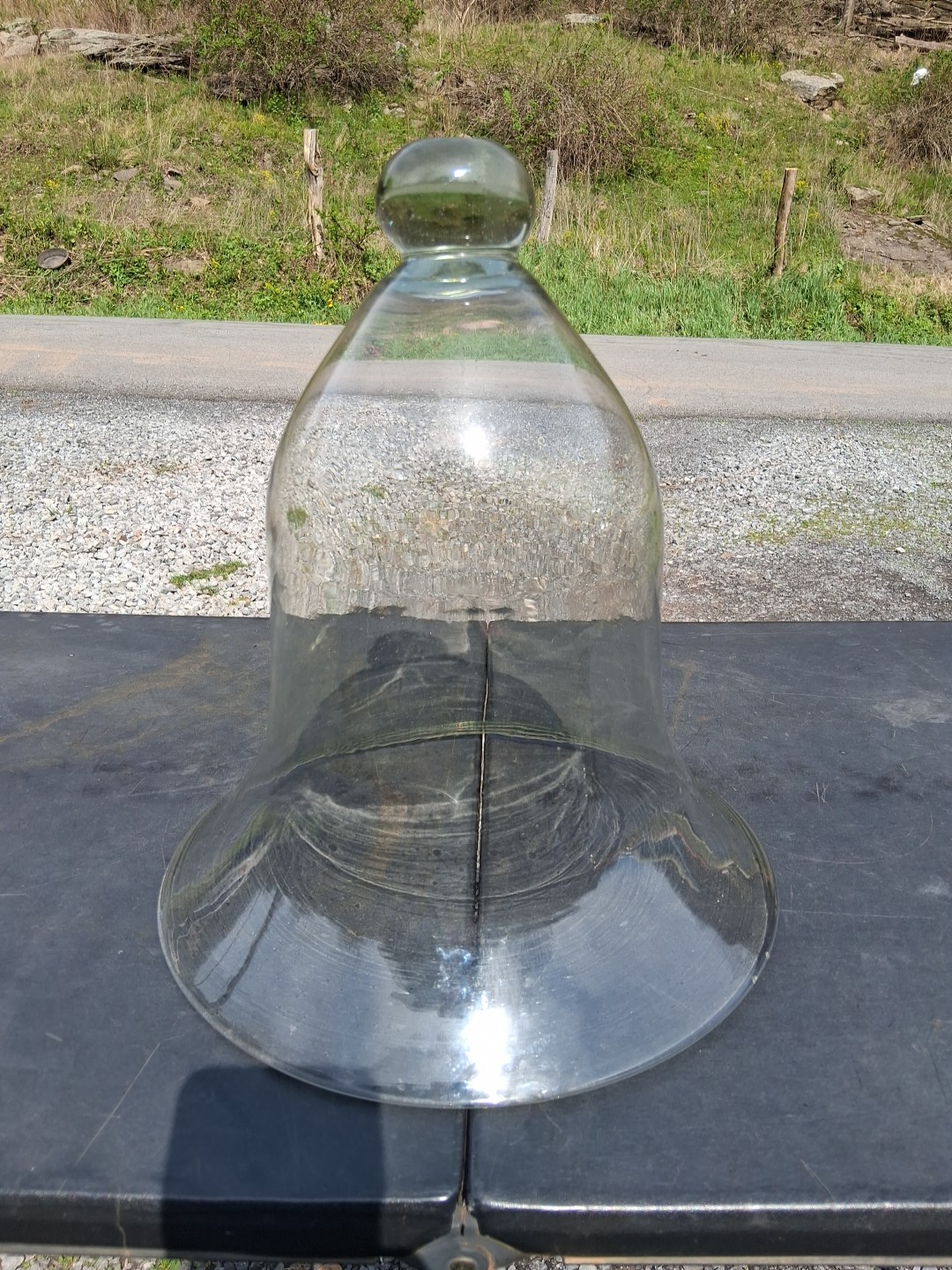 Handblown Glass Cloche Display Dome Large 15 Inches gallery