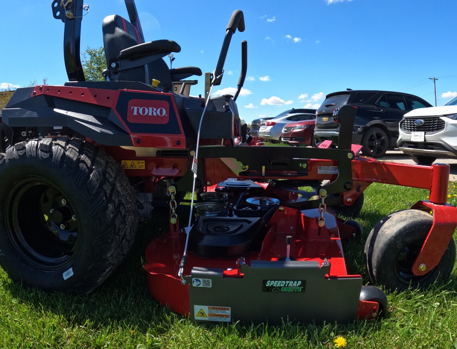 Speedtrap® Chute Blocker Toro® Titan® & Titan Max 48"/54"/60" 2 Minute Install! gallery