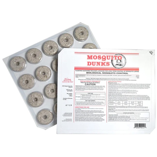 Summit Mosquito Dunks 20 Pack 1115 BT Organic Biological Mosquito Control gallery