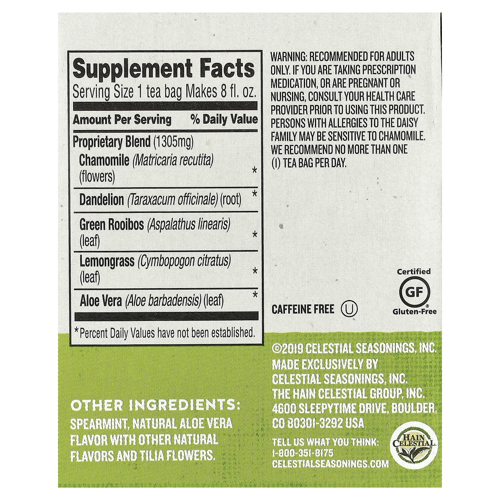 Sleepytime® Detox, Wellness Tea, Caffeine Free, 20 Tea Bags, 1.2 oz (35 g) gallery
