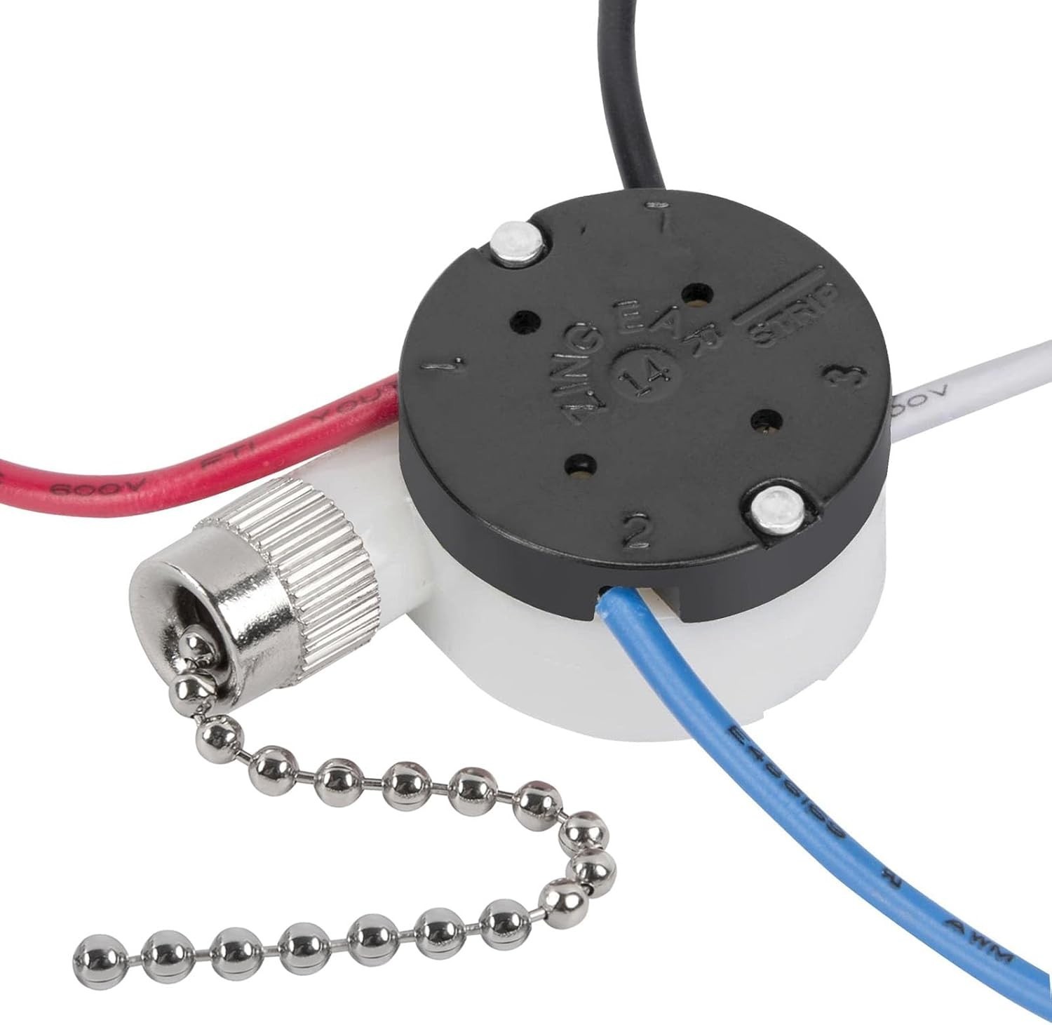 Ceiling Fan Switch 3 Speed 4 Wire Pull Chain Switch Fan Light Switch Replacem... gallery