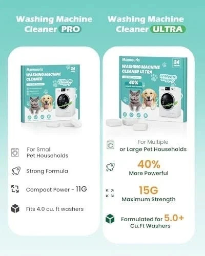 Uproot Clean Washing Machine Cleaner Tablets - 24 Pack for a 12 Month Supply. Fo gallery