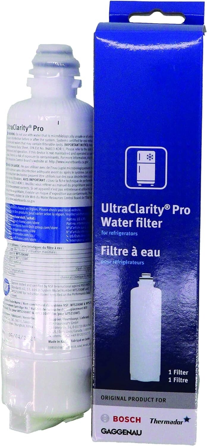 1 PACK Bosch Ultra Clarity Pro BORPLFTR50 Water Filter Blue #WFS200MF/WFS210MF gallery