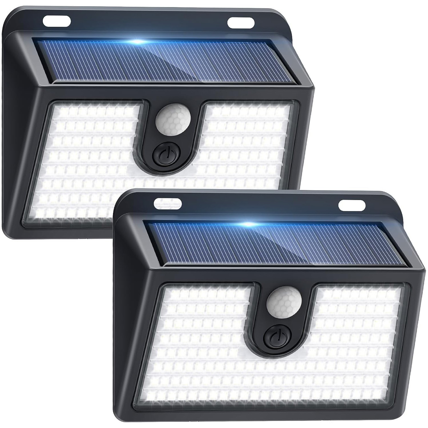 2Pack 149 LED Solar PIR Motion Sensor Wall Lights Outdoor Garden Security Lamp gallery
