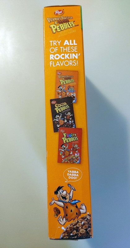NEW UNOPENED SEALED 2019 Post Peanut Butter & Cocoa Pebbles Cereal 11 oz RARE gallery