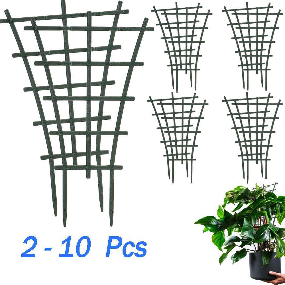2-10Pcs Trellis for Potted Plant Mini Garden Trellis Climbing Plants Stackable gallery