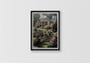 US Art - Irises In The Garden - Chun - 28x34 Print & Poster (28x34V) 6E3 gallery