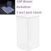 4X4X8cm PVC Clear Simple Storage Case 10 PCS Gift Transparent Packing Boxes gallery