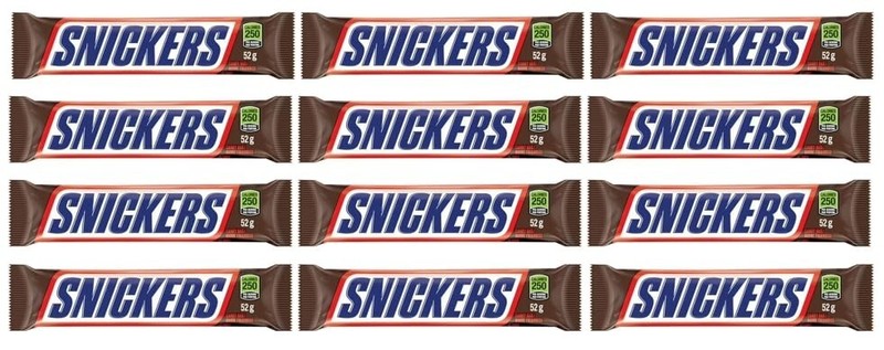 24 SNICKERS BARS CHOCOLATE PEANUTS exp March 2025 gallery