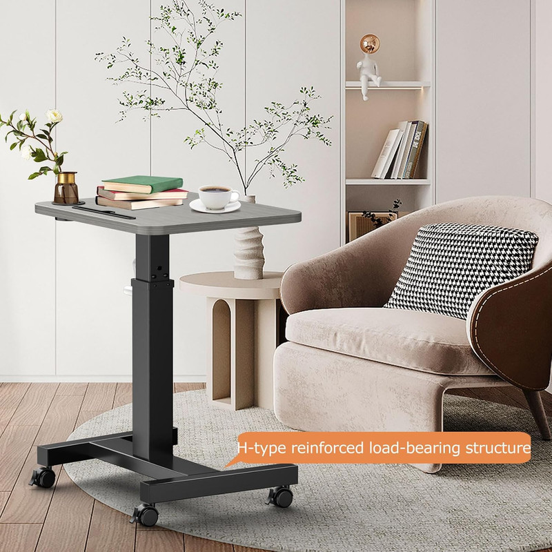 Mobile Standing Desk with Wheels, Elevating Table,Lift Desks for Home Office,Rol gallery