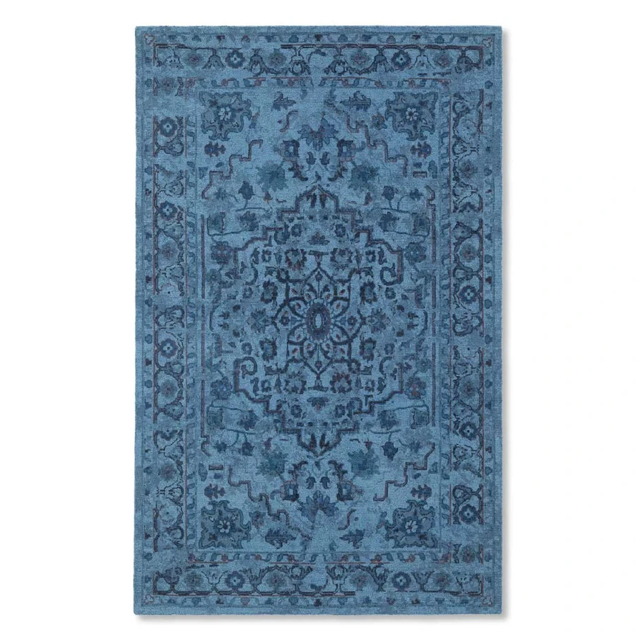 Hand Tufted Woolen Rug Color Multicolor Handmade Area Design Carpet Rug gallery