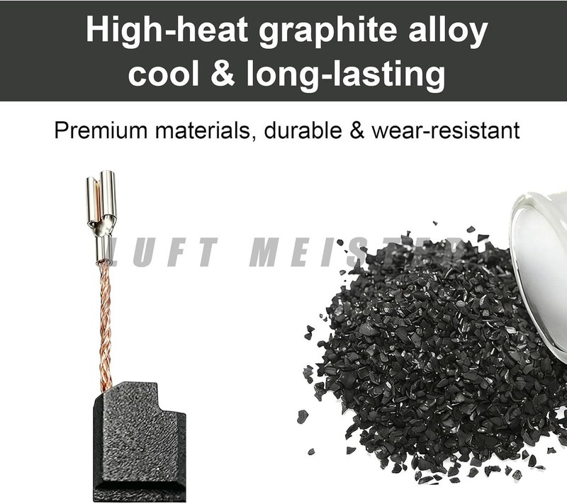1 Pair Carbon Brushes For Dewalt D28402 D28110 D28112 Replacement 650916-01 2PCS gallery