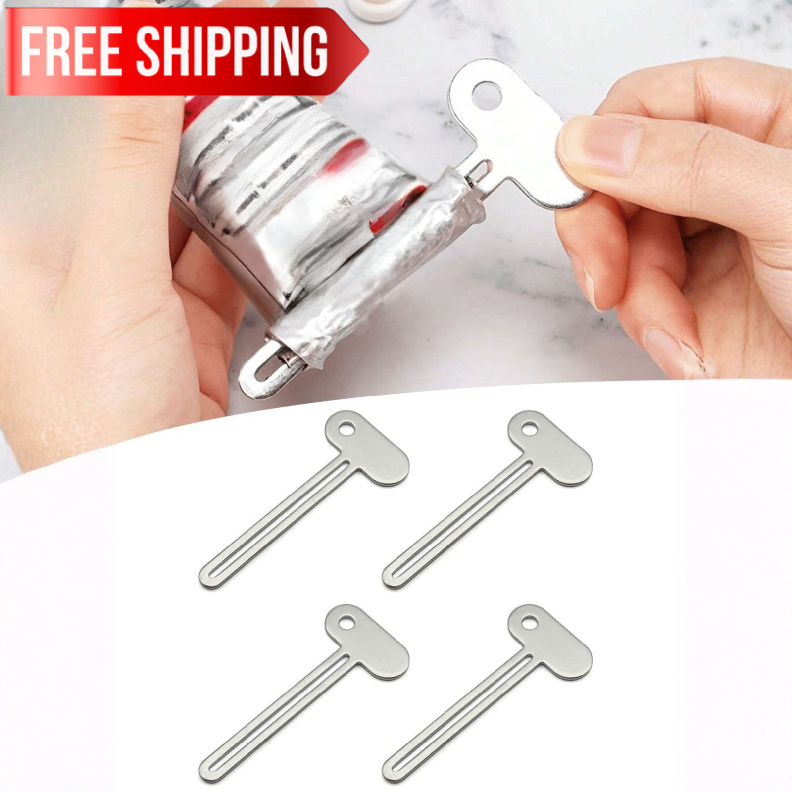 4pcs Toothpaste Squeezer Manual Toothpaste Dispenser Tool Bathroom Supplies gallery