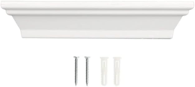 Plastic Floating Shelf. 8.6 inches x 4 Inches. Holds Up to 5 Pounds. gallery