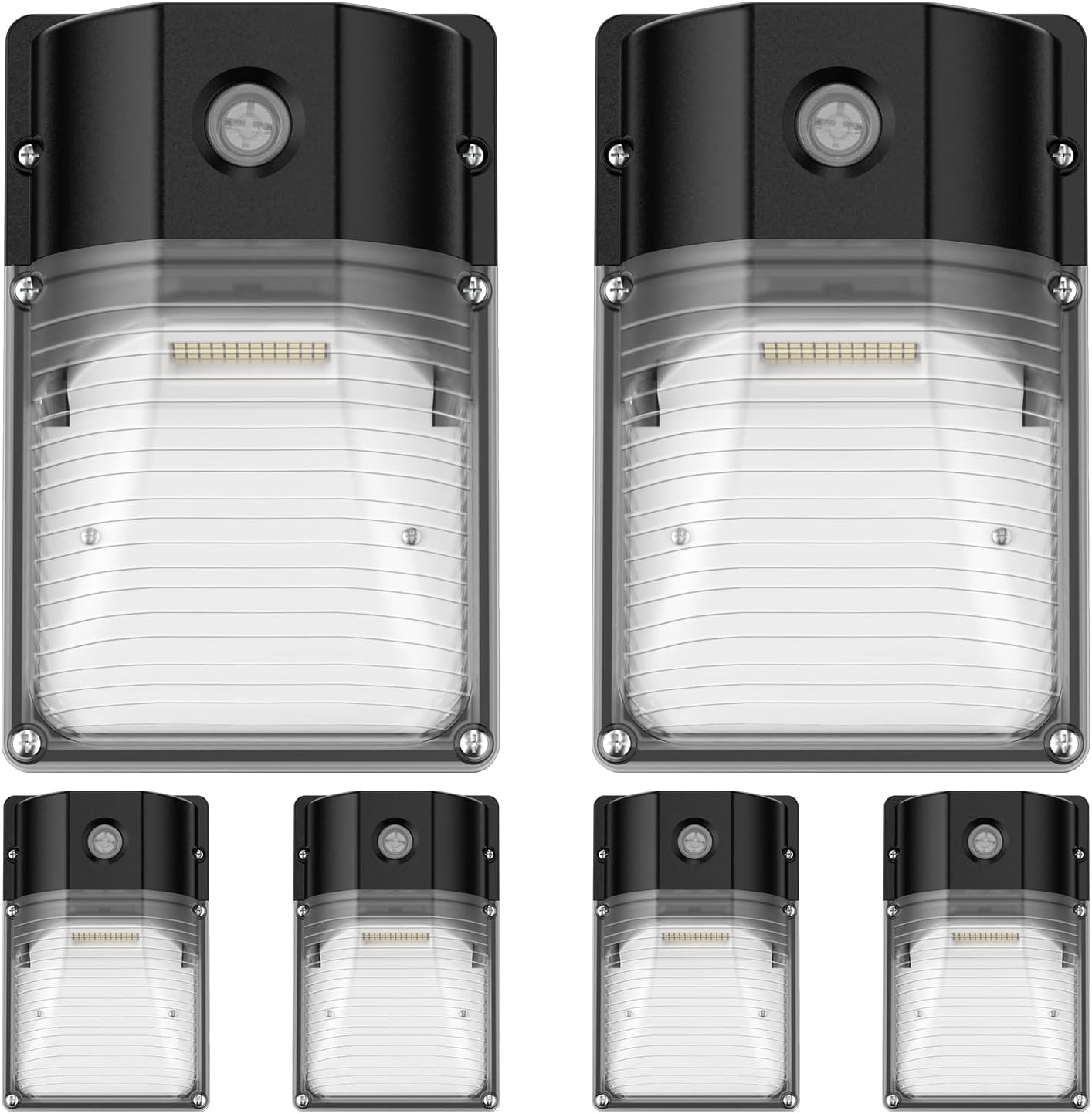 6 Pack 30W LED Wall Pack Light 5000K ETL gallery