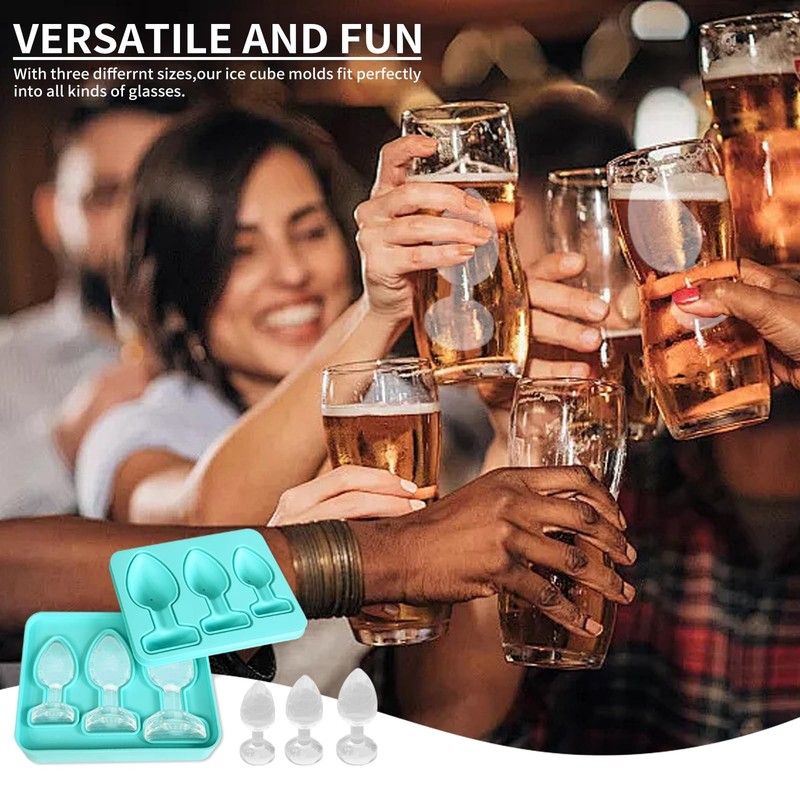 Prank Fun - Ice Cube Mold Tray Novelty, Silicone Ice Cube Tray Mold, Novelty ... gallery