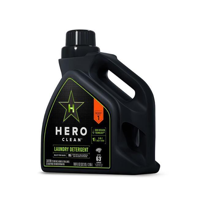 Hero Clean 100 oz High Efficiency Liquid Laundry Detergent- pack of 4 gallery