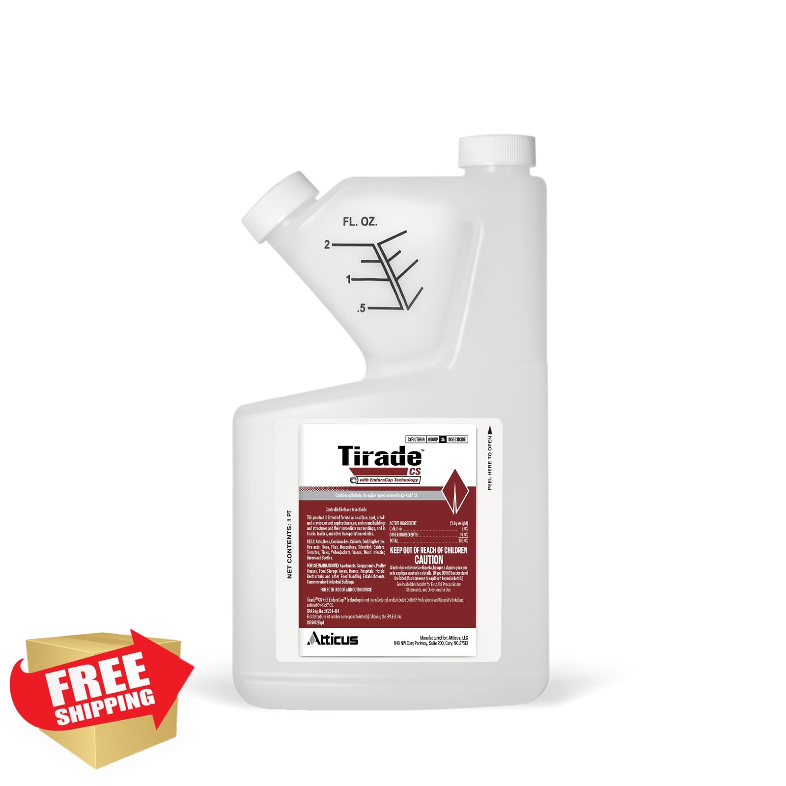 Atticus Tirade CS 16oz Insecticide Ants Flies Mosquitoes Outdoor Indoor gallery