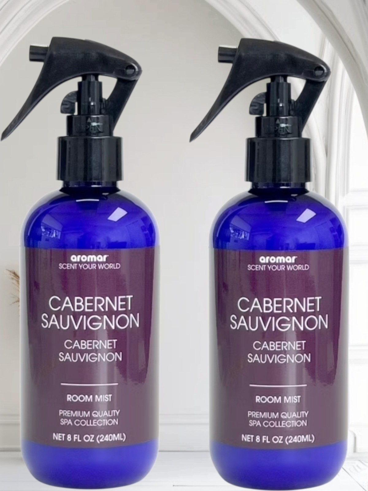 Aromar Room Mist & Fabric Spray with Natural Freshener:CABERNET SAUVIGNON PACK2 gallery