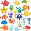 Bathtub Non-Slip Stickers for Shower - 20 PCS Large Anti-Slip Cute Sea Creature gallery