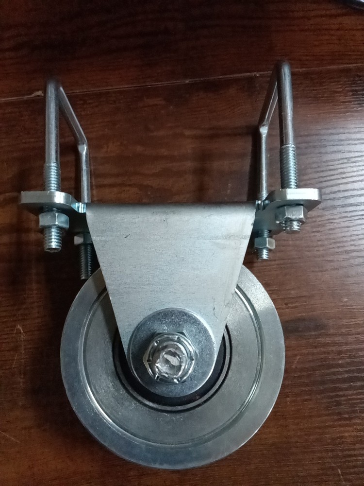 Slide Gate V Groove Wheels 4 Double Bearing Bolted External Mount 412 Kb