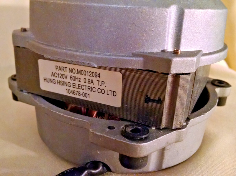 KENMORE ELECTROSTATIC AIR CLEANER MOTOR ONLY MODEL 85284 M0012094 60 HZ 120V .9A gallery
