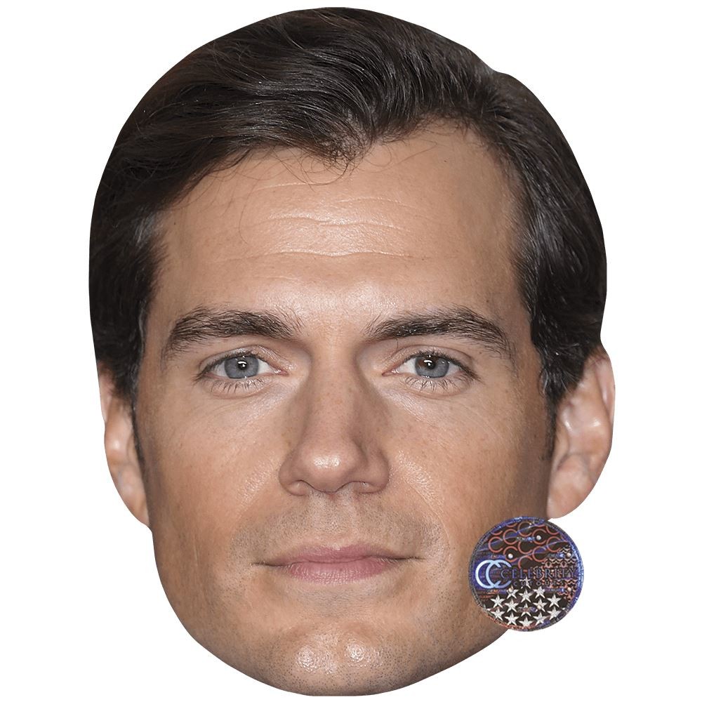 Henry Cavill (Stubble) Celebrity Mask, Flat Card Face, Fancy Dress Mask gallery