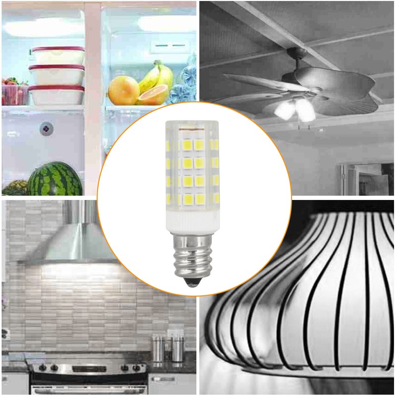 5PCS LED Corn Bulb Light Candelabra Ceiling Fan Lamp Daylight White 7W E12 6000K gallery