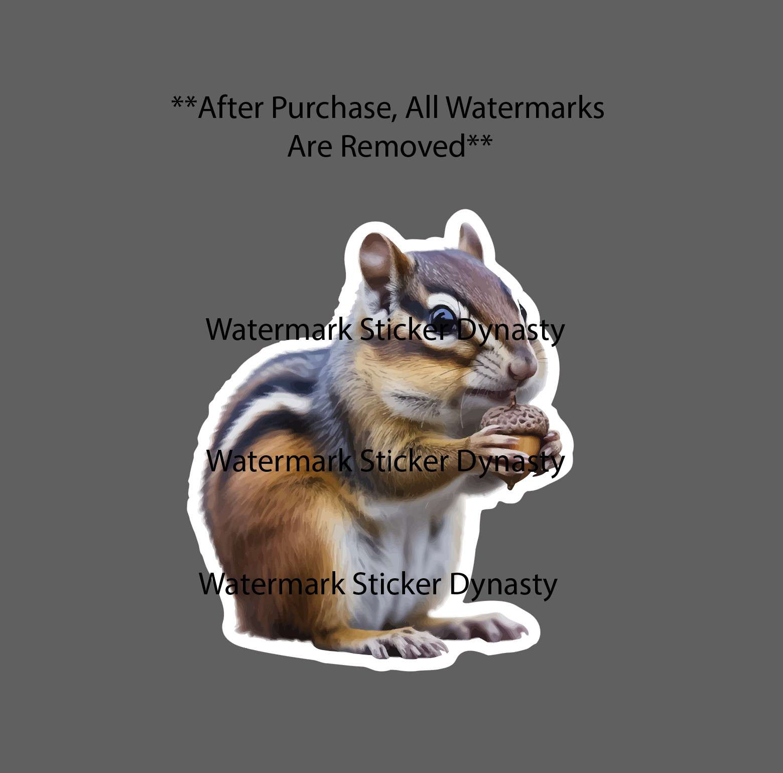 Chipmunk Sticker Waterproof Decal Animal Wildlife Nature Outdoor Gift NEW gallery