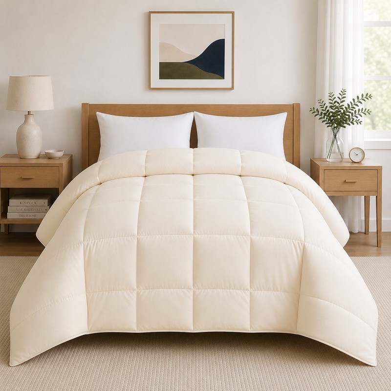 Down Alternative Comforter All Season Soft Fluffy Bed Comforter Queen King gallery