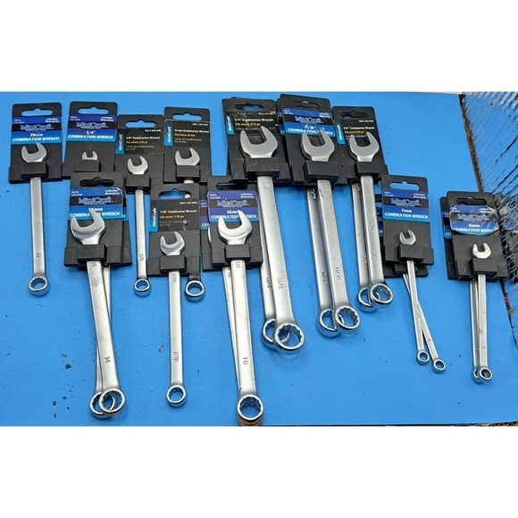 MintCraft Combination Wrench Lot 19pc Metric SAE Vintage Hand Tools Set NWT gallery