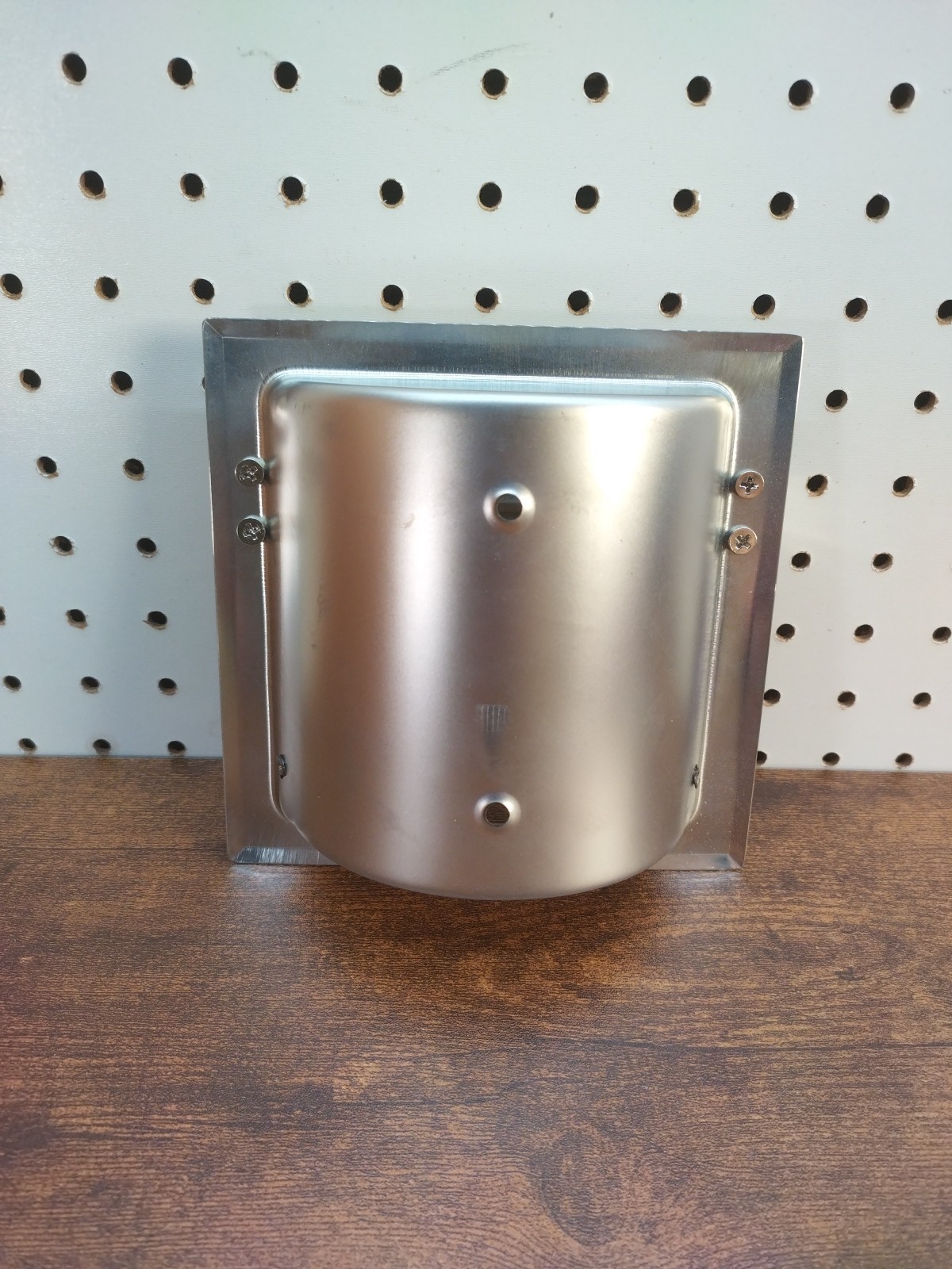 Recessed Soap Dish With Tray Insert & Grab Bar, Polished Stainless 6" x 6" x 2" gallery