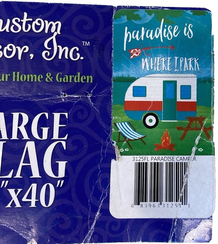 Camping House Flag Spring Summer Fall Home Decor Camper Picnic Nature Outdoor gallery