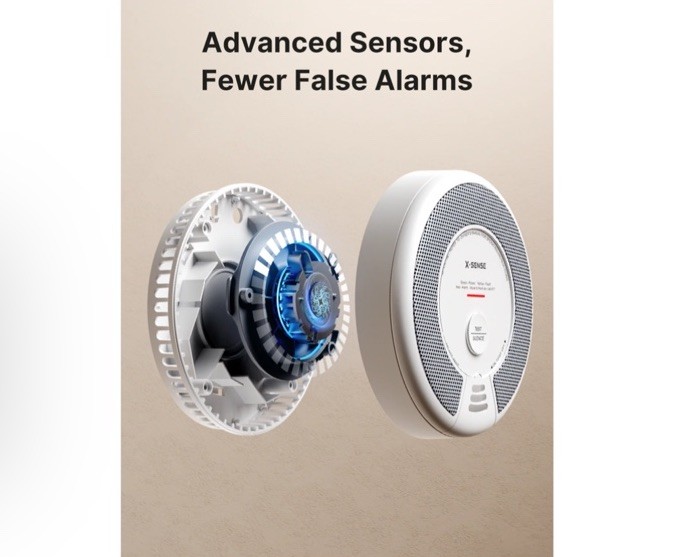 X-SENSE SC06-W Wireless Interlinked Smoke & Carbon Monoxide Detector 3-Pack gallery