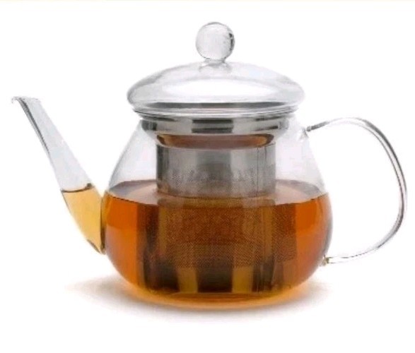 Adagio Teas • 17oz • Borosilicate Glass Petite Teapot & Infuser • Brand New! gallery
