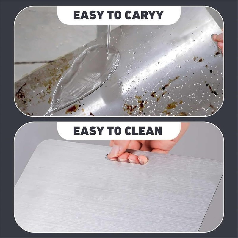 Titanium Cutting Boards for Kitchen Double Sided Non Toxic Durable 12"L x 9"W gallery