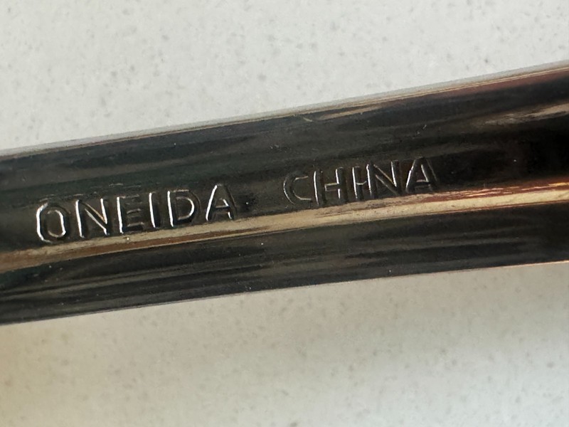 58 Oneida Memphis Stainless Flatware Set Daisy Floral Neck Pattern Made In China gallery