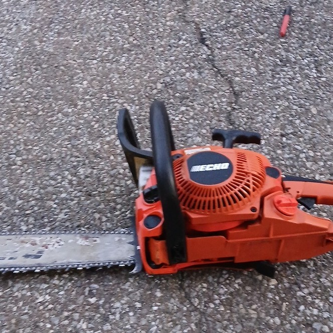 ECHO Gasoline Chainsaw w/ Chain Brake, Two-Handed Grip, Orange/Black gallery