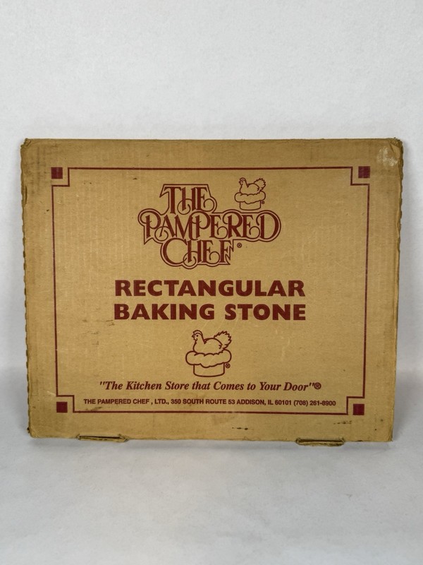 Pampered Chef 12 x 15 Flat, Rectangular Baking Stone. Pre-Owned gallery