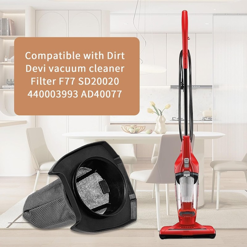 F77 Replacement Vacuum Filter for Dirt Devil Vibe 3 in 1 Bagless Vacuum Stick gallery