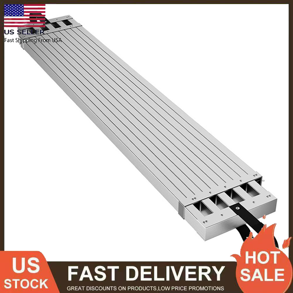 8-13ft Telescoping Work Plank, Aluminum Plank, Adjustable Work Platform 440LBS